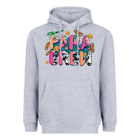Heather Grey para crew Heavyweight Hoodie - AdoDesignShop