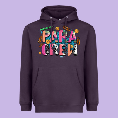 Para Crew Heavyweight Hoodie Designed By Adodesignshop