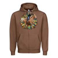 Chestnut sunflower rodeo Zipper Hoodie - RanaPortraitStore