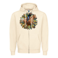Sandshell sunflower rodeo Zipper Hoodie - RanaPortraitStore