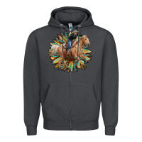 Smoke sunflower rodeo Zipper Hoodie - RanaPortraitStore