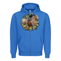 True Royal sunflower rodeo Zipper Hoodie - RanaPortraitStore