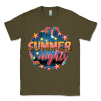 Army Green summer nights Classic Tee - texasbilliewilder