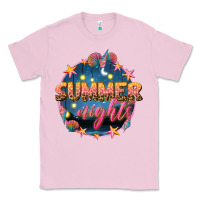 Bubblegum Pink summer nights Classic Tee - texasbilliewilder