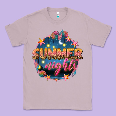 Summer Nights Classic Tee Designed By Texasbilliewilder