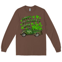 Chestnut Happy st. patrick's day shamrock farm truck Long Sleeve Tee - RanaPortraitStore