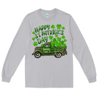 Moon Dust Happy st. patrick's day shamrock farm truck Long Sleeve Tee - RanaPortraitStore