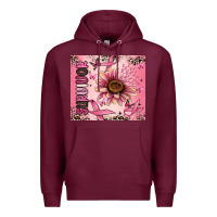 Burgundy breast cancer survivor Premium Hoodie - MaliasSmallBusiness