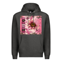 Charcoal Heather breast cancer survivor Premium Hoodie - MaliasSmallBusiness