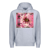 Heather Grey breast cancer survivor Premium Hoodie - MaliasSmallBusiness