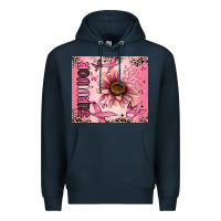 Navy breast cancer survivor Premium Hoodie - MaliasSmallBusiness