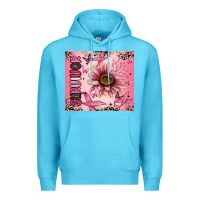 Ocean Blue breast cancer survivor Premium Hoodie - MaliasSmallBusiness