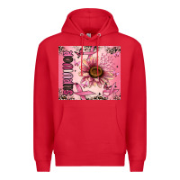 Red breast cancer survivor Premium Hoodie - MaliasSmallBusiness