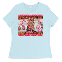 Easter Pink Camouflage Egg Hunter  Bunny Ladies Tee | Teevron