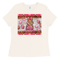 Bone easter pink camouflage egg hunter  bunny Ladies Tee - BarkalooDesign