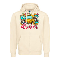 Sandshell bus driver Zipper Hoodie - Zillion Design Studio