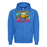 True Royal bus driver Zipper Hoodie - Zillion Design Studio