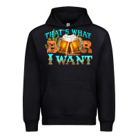 Black western beer thats what i want Urban Hoodie - NancyCooperArtShop