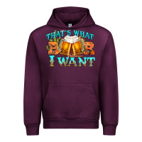 Mauve Wine western beer thats what i want Urban Hoodie - NancyCooperArtShop
