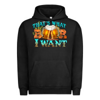 Pigment Black western beer thats what i want Urban Hoodie - NancyCooperArtShop