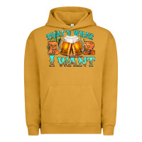 Pigment Peanut Butter western beer thats what i want Urban Hoodie - NancyCooperArtShop
