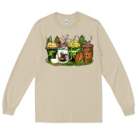 Mushroom hunter coffee cups Long Sleeve Tee - Zillion Design Studio