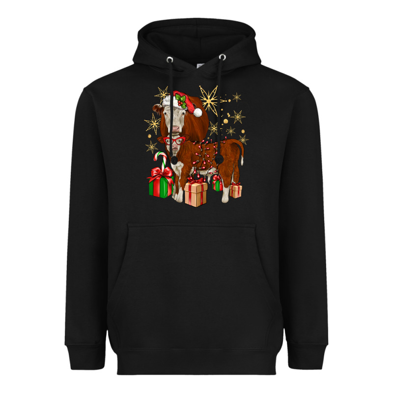 Christmas Hereford Heavyweight Hoodie by JahusDesignShop | Teevron