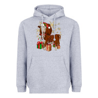 Heather Grey christmas hereford Heavyweight Hoodie - JahusDesignShop