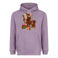 Lavender christmas hereford Heavyweight Hoodie - JahusDesignShop