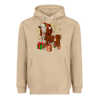 Mushroom christmas hereford Heavyweight Hoodie - JahusDesignShop