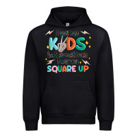 Black i love my kids but sometimes i wanna square up Urban Hoodie - MaliasSmallBusiness
