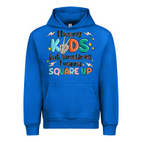 Cobalt i love my kids but sometimes i wanna square up Urban Hoodie - MaliasSmallBusiness