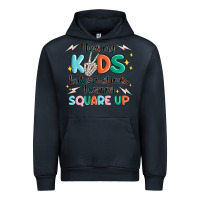 Navy i love my kids but sometimes i wanna square up Urban Hoodie - MaliasSmallBusiness