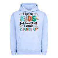 Pigment Grape Ice i love my kids but sometimes i wanna square up Urban Hoodie - MaliasSmallBusiness