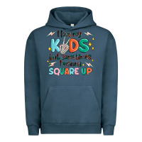 Pigment Midnight Navy i love my kids but sometimes i wanna square up Urban Hoodie - MaliasSmallBusiness