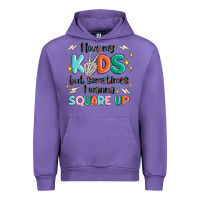 Tulip i love my kids but sometimes i wanna square up Urban Hoodie - MaliasSmallBusiness