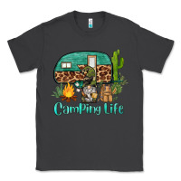 Smoke camping life caravan and gnome Classic Tee - BarkalooDesign