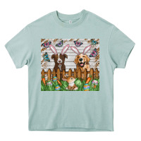 Arona Easter Dog Heavy Core Tee - CowhideDigitalArt