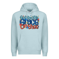 Blue Mist god shed his grace on the thee Premium Hoodie - MaliasSmallBusiness