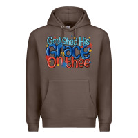 Coffee god shed his grace on the thee Premium Hoodie - MaliasSmallBusiness
