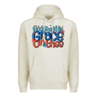 Oatmeal Heather god shed his grace on the thee Premium Hoodie - MaliasSmallBusiness