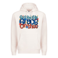 Pale Pink god shed his grace on the thee Premium Hoodie - MaliasSmallBusiness