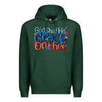 Sports Green god shed his grace on the thee Premium Hoodie - MaliasSmallBusiness
