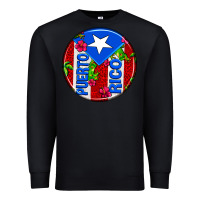 Black puerto rico coasters Premium Sweatshirt - AdoDesignShop
