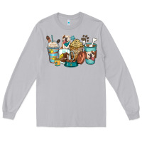 Moon Dust english bulldog coffee cups Long Sleeve Tee - Zillion Design Studio