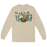 Mushroom english bulldog coffee cups Long Sleeve Tee - Zillion Design Studio