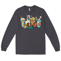 Smoke english bulldog coffee cups Long Sleeve Tee - Zillion Design Studio
