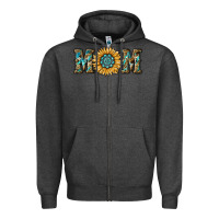 Sunflower Mom Zipper Hoodie | Teevron