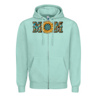 Seafoam sunflower mom Zipper Hoodie - RanaPortraitStore