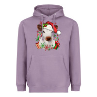 Lavender christmas heifer Heavyweight Hoodie - JahusDesignShop
